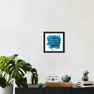 Brave And Free - Framed Wall Poster