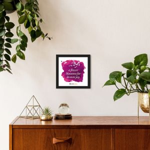 A Flower Blossoms - Framed Wall Poster