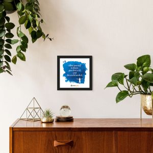 Allow Yourself To - Framed Wall Poster