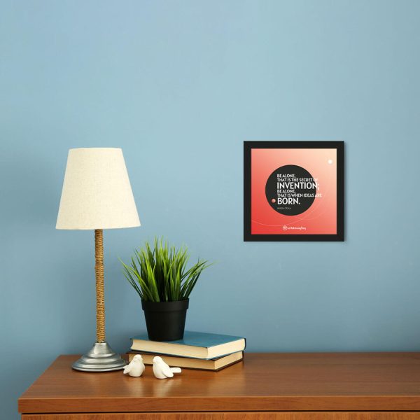 Be Alone That - Framed Wall Poster