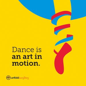 Dance Is An - Framed Wall Poster