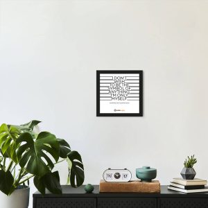 I Don't Wish - Framed Wall Poster