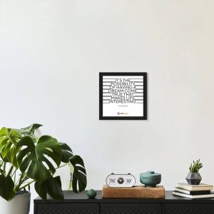 It's The Possibility - Framed Wall Poster