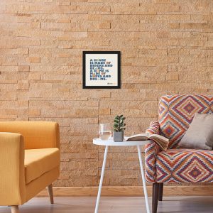 A House Is - Framed Wall Poster