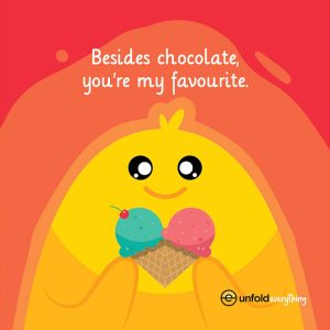 Besides Chocolate You're - Framed Wall Poster