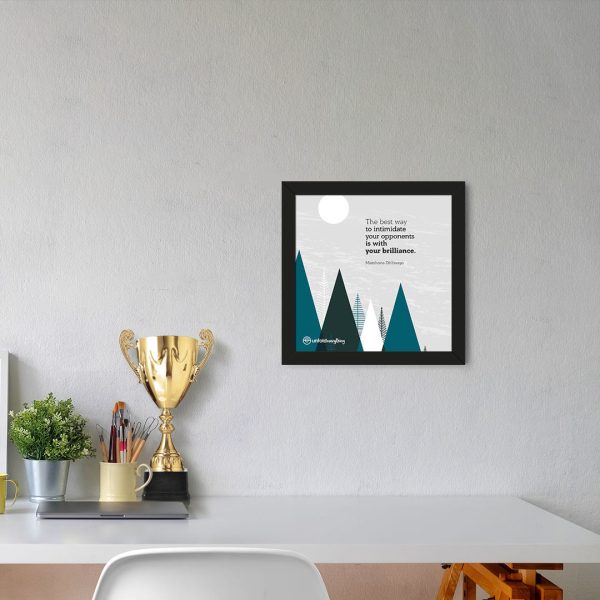 The Best Way - Framed Wall Poster