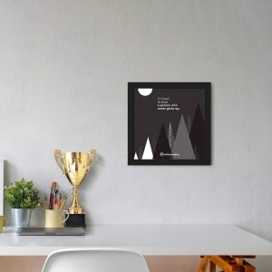It's Hard To - Framed Wall Poster