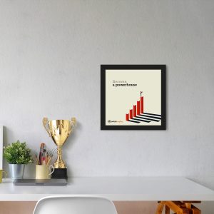 Become A Powerhouse - Framed Wall Poster