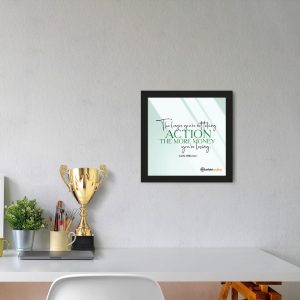 The Longer You're - Framed Wall Poster
