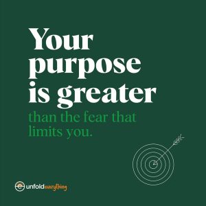 Purpose Is Greater – Framed Wall Poster