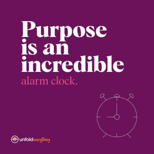 Purpose Is An - Individual Framed Wall Poster