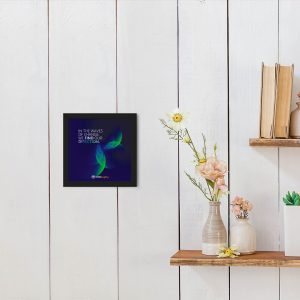 In The Waves - Framed Wall Poster