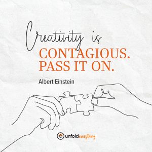 Creativity Is Contagious - Framed Wall Poster