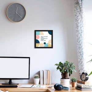 Give Yourself A - Framed Wall Poster
