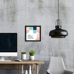 Pause, Breathe And - Framed Wall Poster