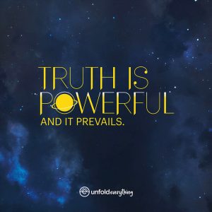 Truth Is Powerful - Framed Wall Poster
