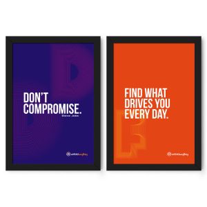 Find What Drives - Collage of 2 Framed Wall Posters